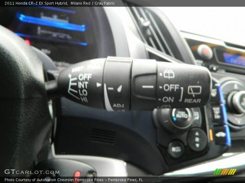 Milano Red / Gray Fabric 2011 Honda CR-Z EX Sport Hybrid