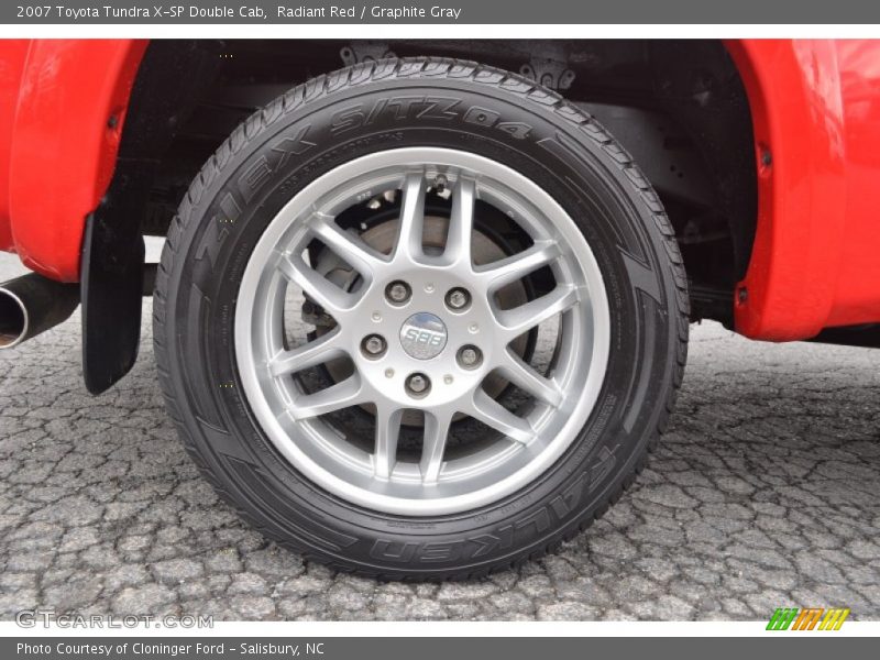 Radiant Red / Graphite Gray 2007 Toyota Tundra X-SP Double Cab