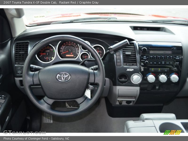 Radiant Red / Graphite Gray 2007 Toyota Tundra X-SP Double Cab