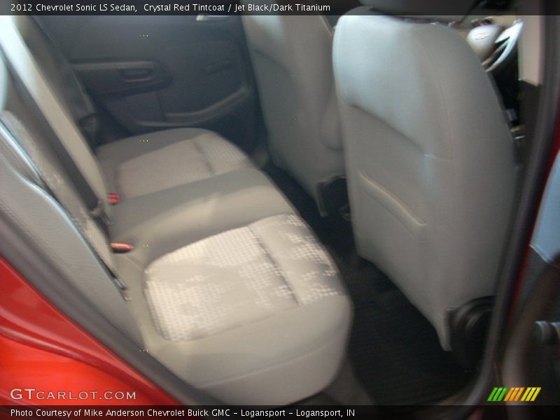 Crystal Red Tintcoat / Jet Black/Dark Titanium 2012 Chevrolet Sonic LS Sedan