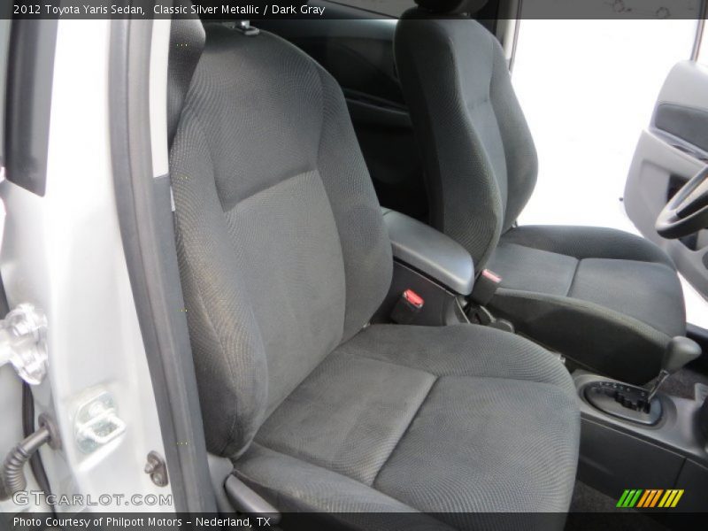 Classic Silver Metallic / Dark Gray 2012 Toyota Yaris Sedan