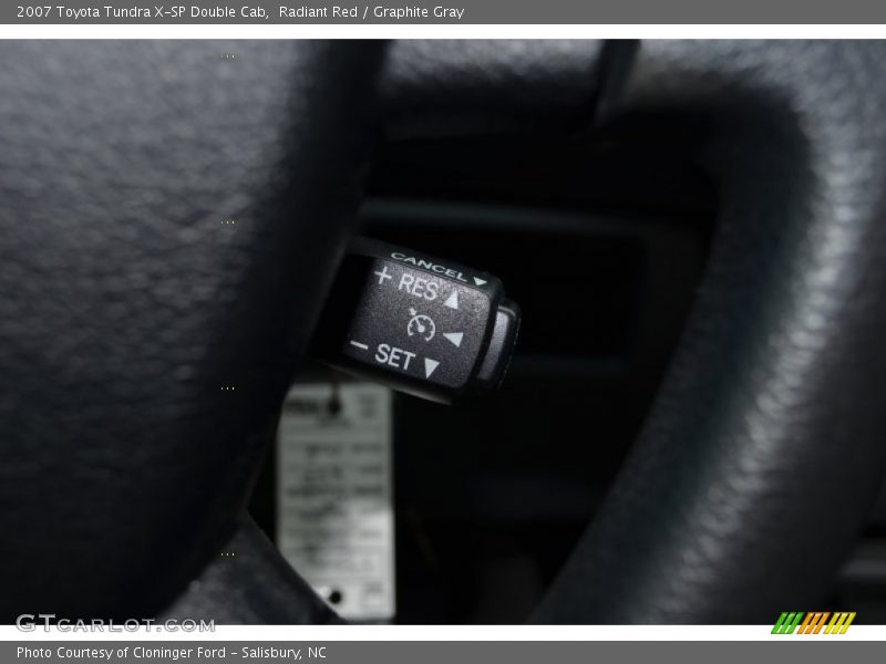 Radiant Red / Graphite Gray 2007 Toyota Tundra X-SP Double Cab