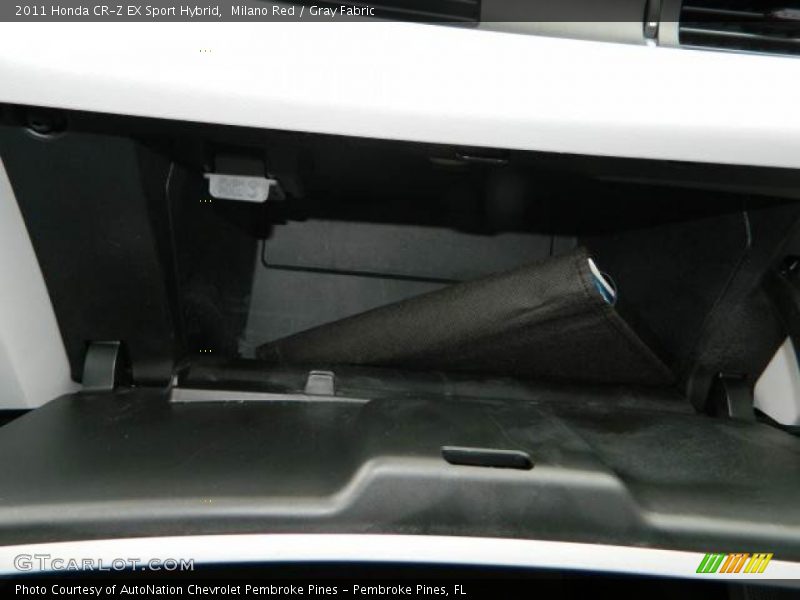 Milano Red / Gray Fabric 2011 Honda CR-Z EX Sport Hybrid