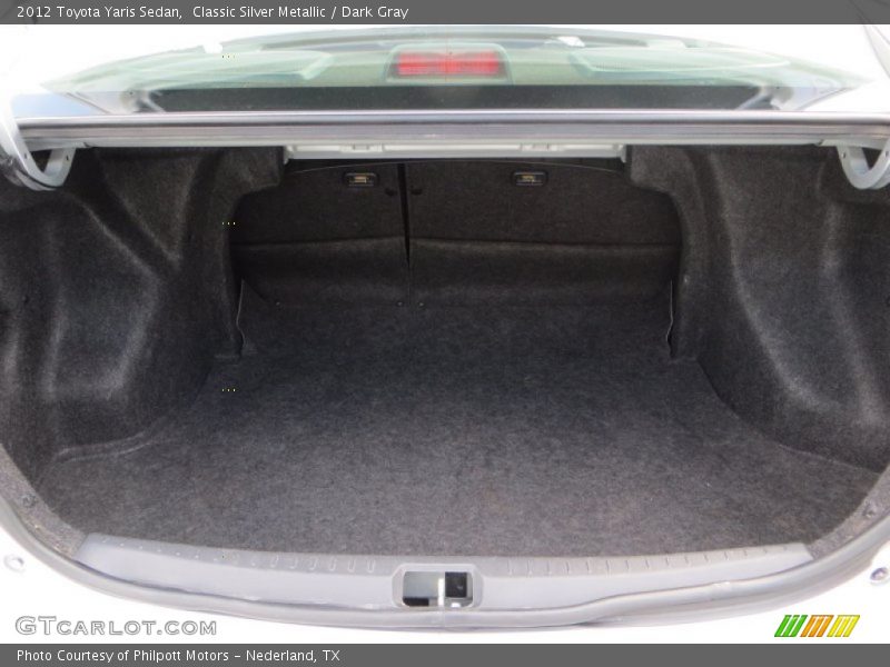 Classic Silver Metallic / Dark Gray 2012 Toyota Yaris Sedan