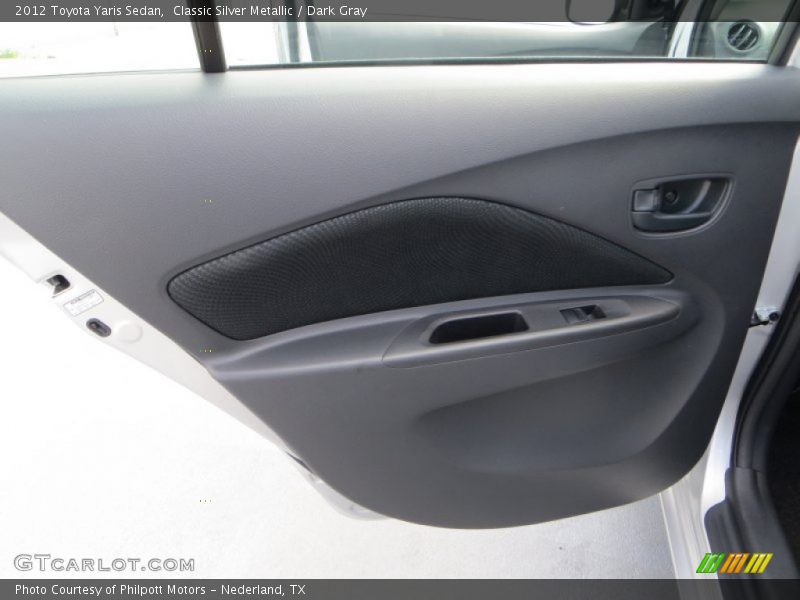 Classic Silver Metallic / Dark Gray 2012 Toyota Yaris Sedan