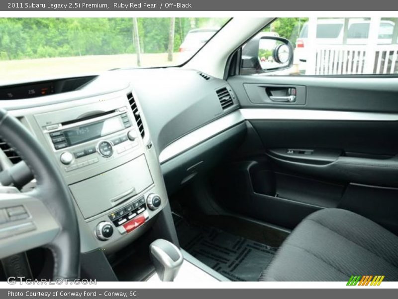 Ruby Red Pearl / Off-Black 2011 Subaru Legacy 2.5i Premium