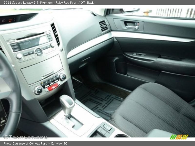 Ruby Red Pearl / Off-Black 2011 Subaru Legacy 2.5i Premium