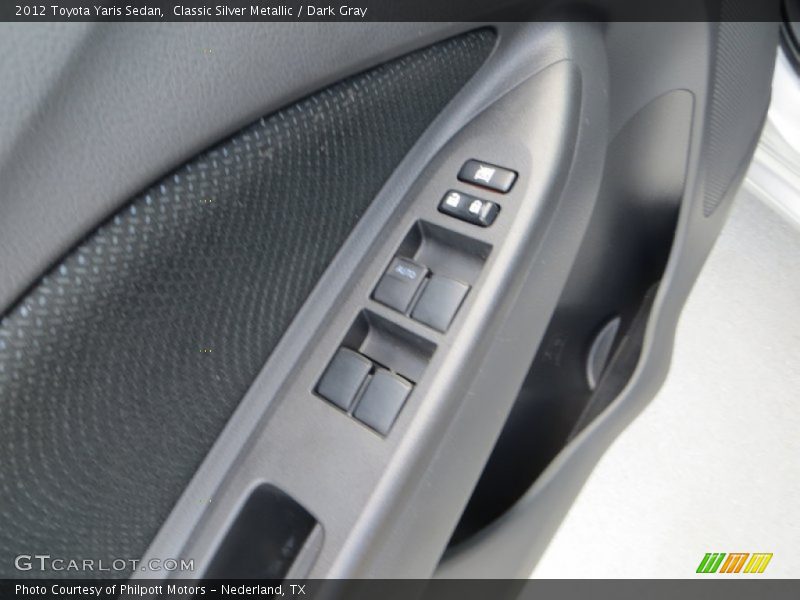 Classic Silver Metallic / Dark Gray 2012 Toyota Yaris Sedan