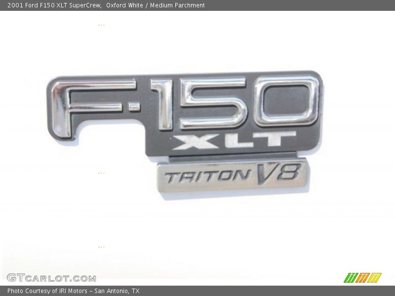 Oxford White / Medium Parchment 2001 Ford F150 XLT SuperCrew