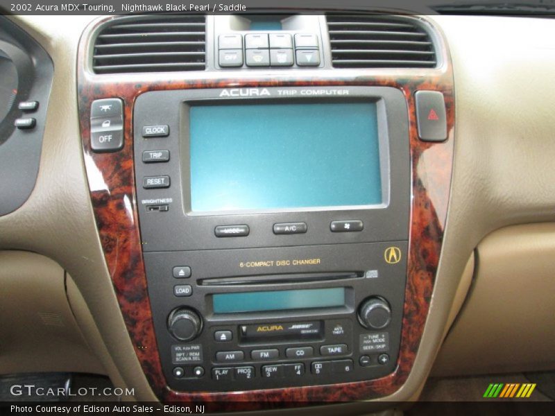 Controls of 2002 MDX Touring