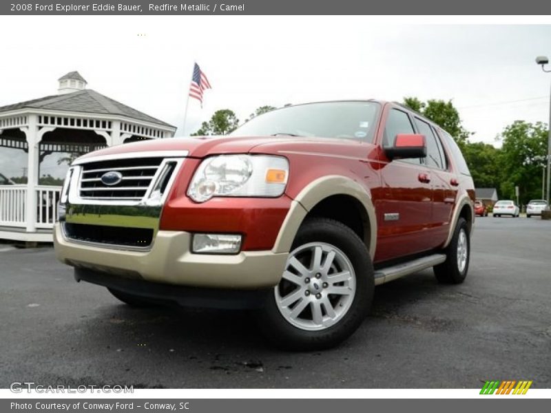 Redfire Metallic / Camel 2008 Ford Explorer Eddie Bauer