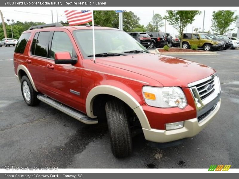 Redfire Metallic / Camel 2008 Ford Explorer Eddie Bauer