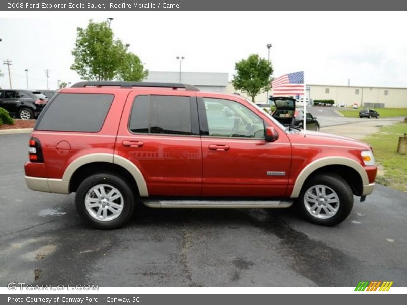 Redfire Metallic / Camel 2008 Ford Explorer Eddie Bauer