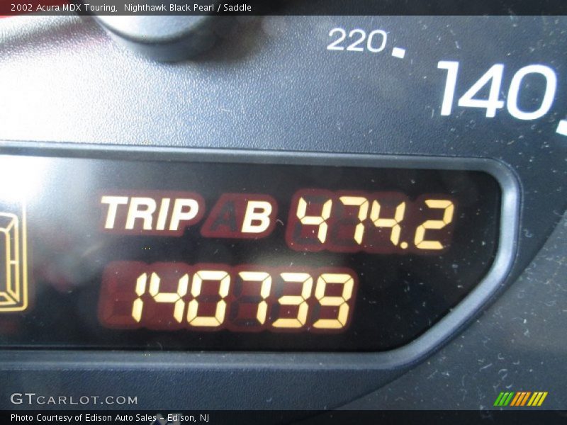 Nighthawk Black Pearl / Saddle 2002 Acura MDX Touring
