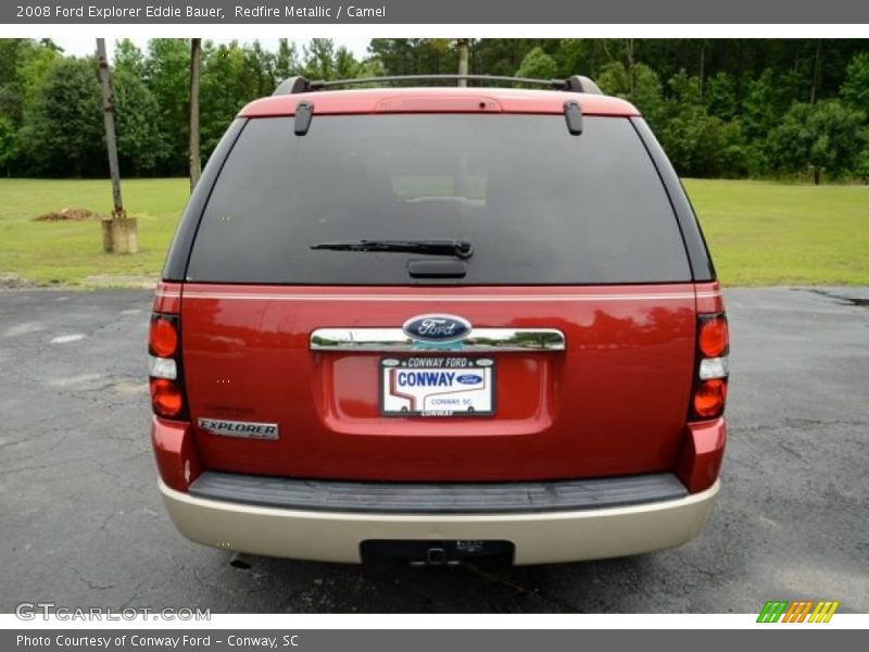 Redfire Metallic / Camel 2008 Ford Explorer Eddie Bauer