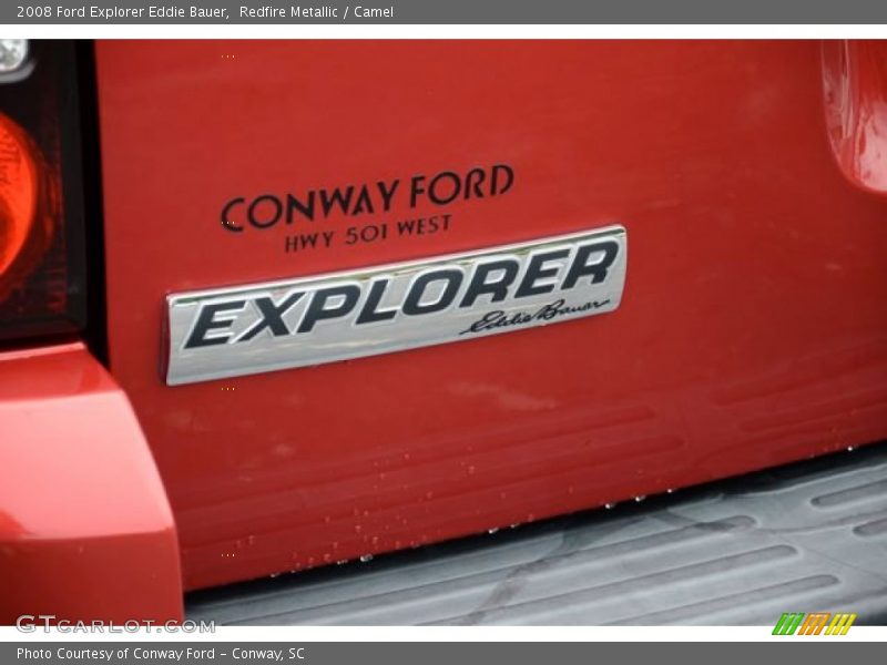Redfire Metallic / Camel 2008 Ford Explorer Eddie Bauer