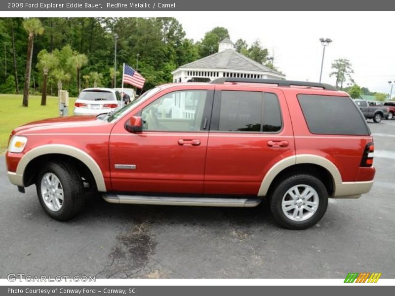 Redfire Metallic / Camel 2008 Ford Explorer Eddie Bauer