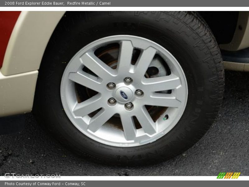 Redfire Metallic / Camel 2008 Ford Explorer Eddie Bauer