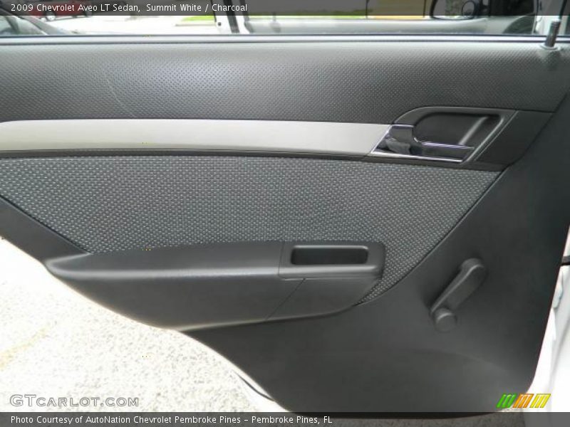 Summit White / Charcoal 2009 Chevrolet Aveo LT Sedan