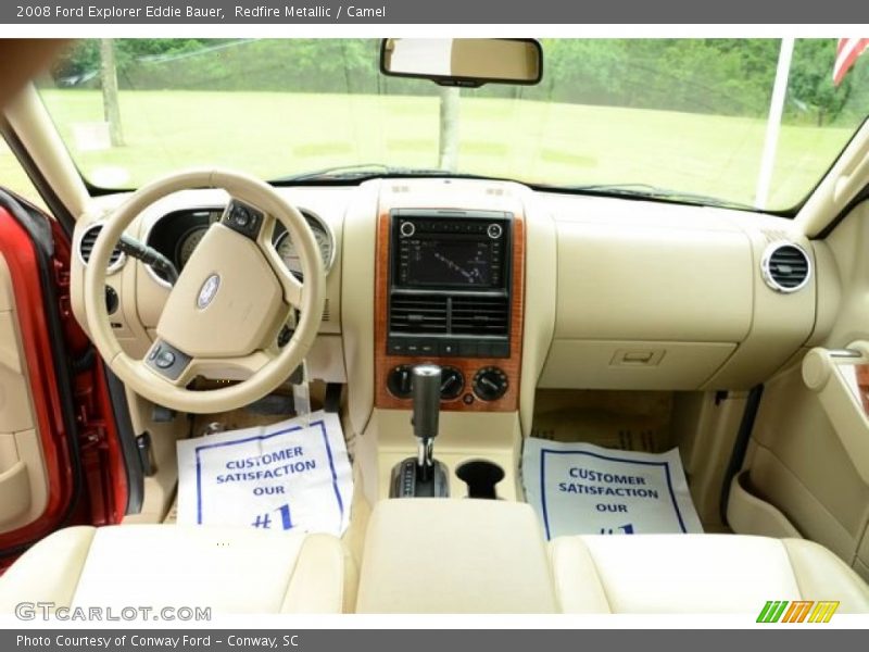 Redfire Metallic / Camel 2008 Ford Explorer Eddie Bauer
