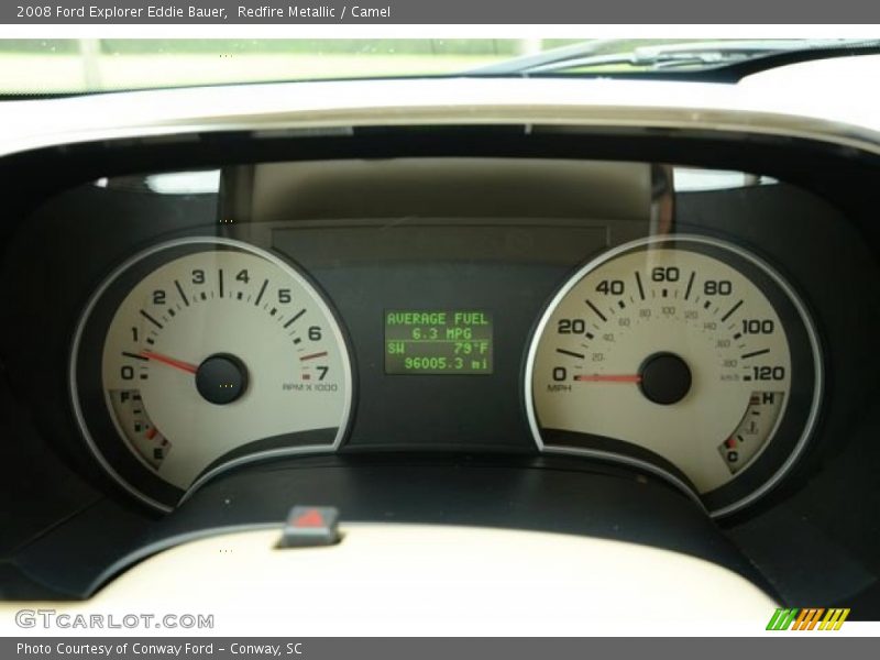 Redfire Metallic / Camel 2008 Ford Explorer Eddie Bauer