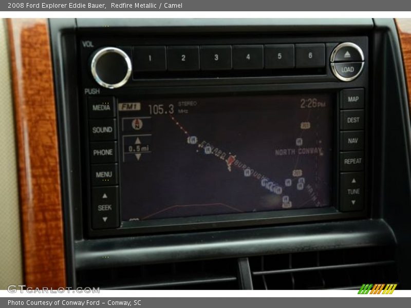 Redfire Metallic / Camel 2008 Ford Explorer Eddie Bauer