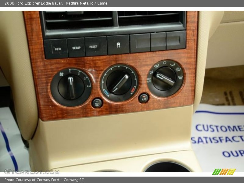 Redfire Metallic / Camel 2008 Ford Explorer Eddie Bauer