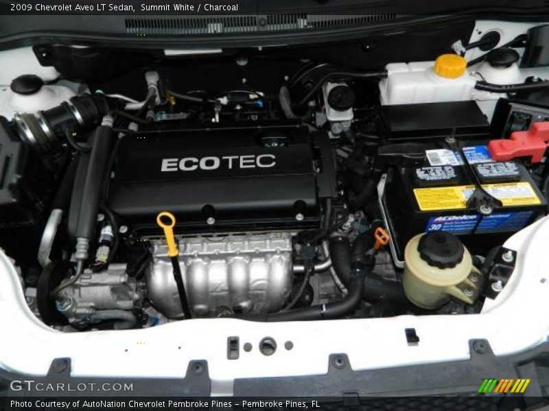 Summit White / Charcoal 2009 Chevrolet Aveo LT Sedan
