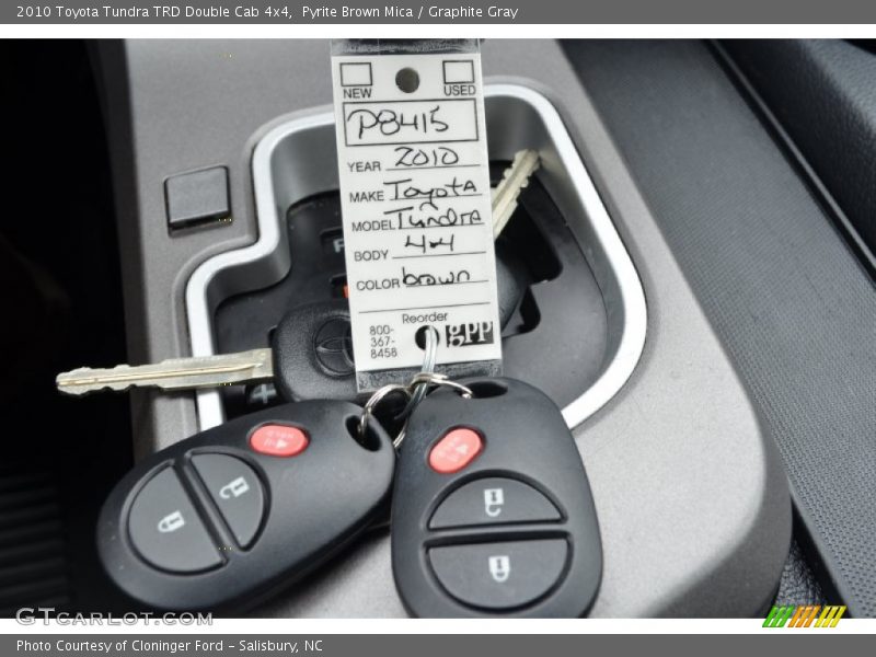 Pyrite Brown Mica / Graphite Gray 2010 Toyota Tundra TRD Double Cab 4x4