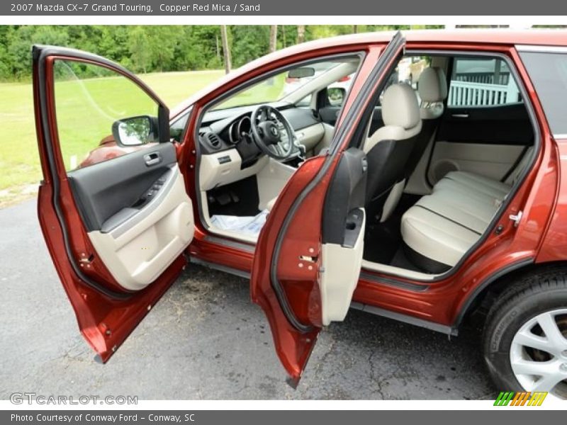 Copper Red Mica / Sand 2007 Mazda CX-7 Grand Touring