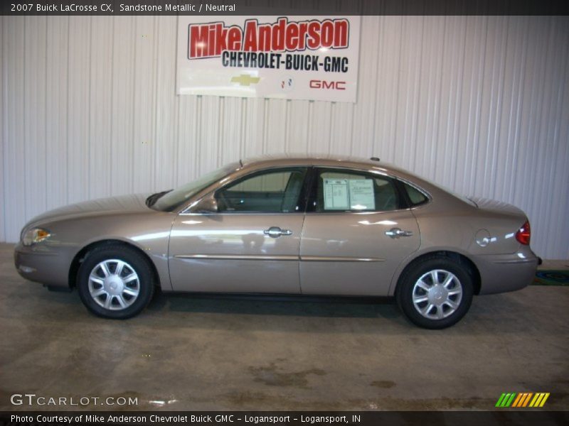 Sandstone Metallic / Neutral 2007 Buick LaCrosse CX