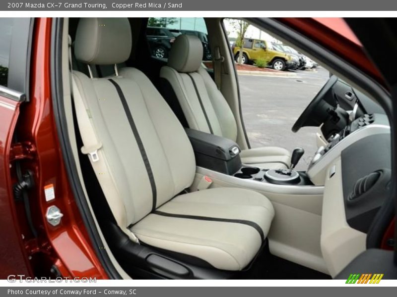 Copper Red Mica / Sand 2007 Mazda CX-7 Grand Touring