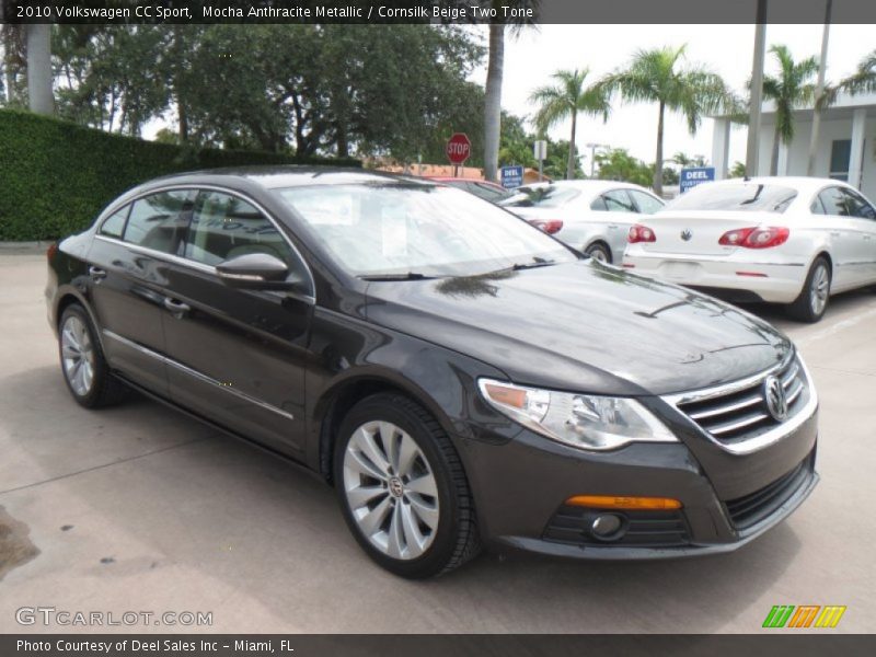 Mocha Anthracite Metallic / Cornsilk Beige Two Tone 2010 Volkswagen CC Sport