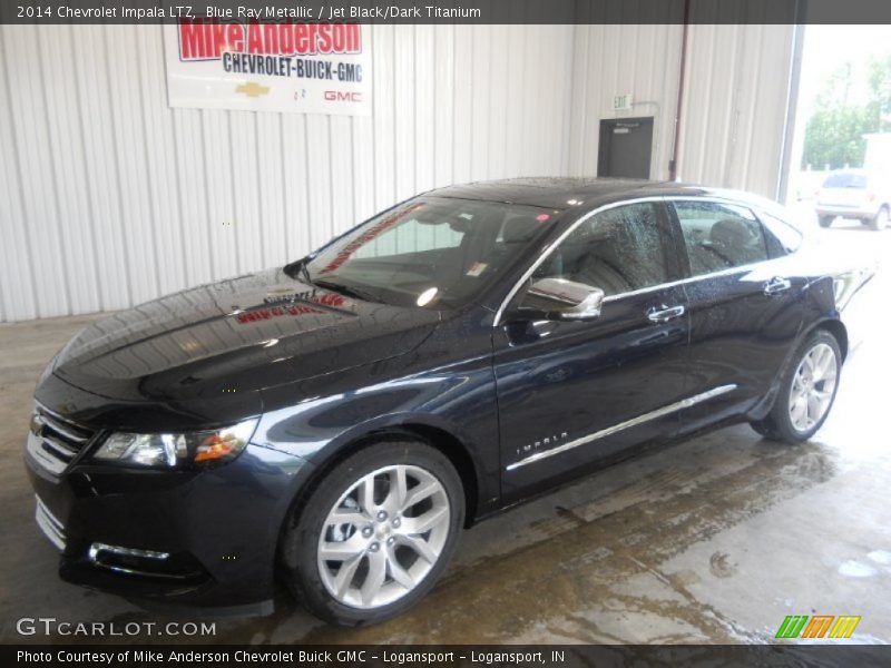 Blue Ray Metallic / Jet Black/Dark Titanium 2014 Chevrolet Impala LTZ