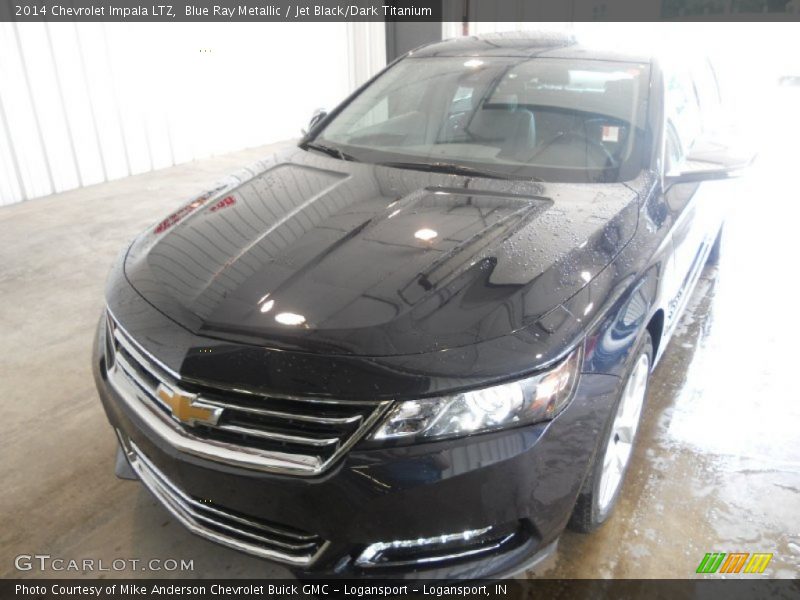 Blue Ray Metallic / Jet Black/Dark Titanium 2014 Chevrolet Impala LTZ