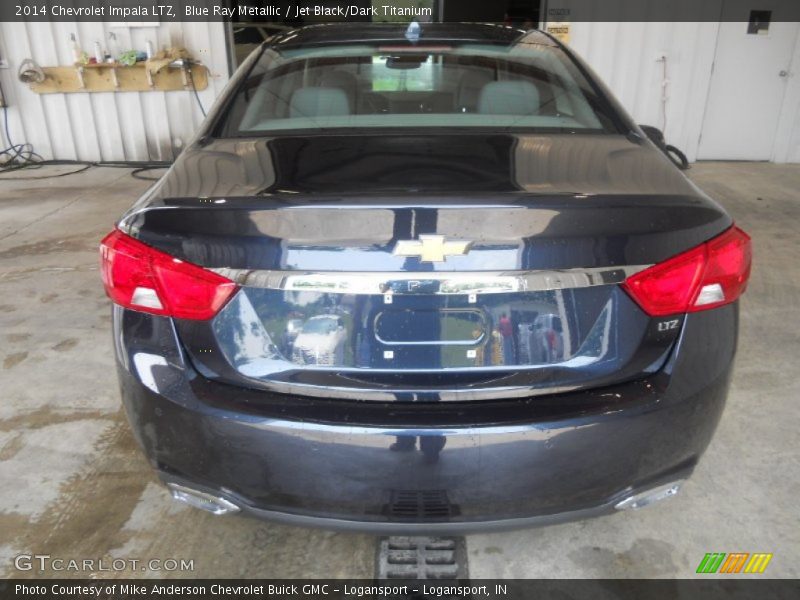 Blue Ray Metallic / Jet Black/Dark Titanium 2014 Chevrolet Impala LTZ