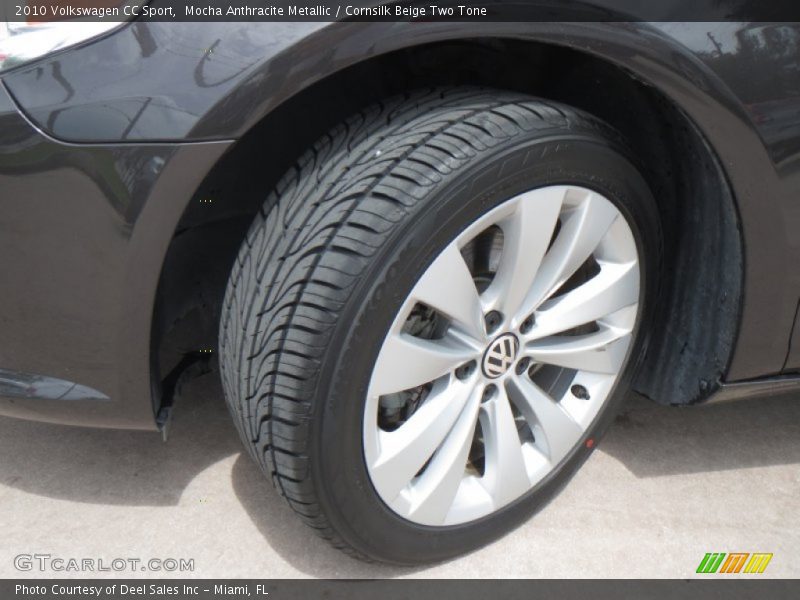 Mocha Anthracite Metallic / Cornsilk Beige Two Tone 2010 Volkswagen CC Sport