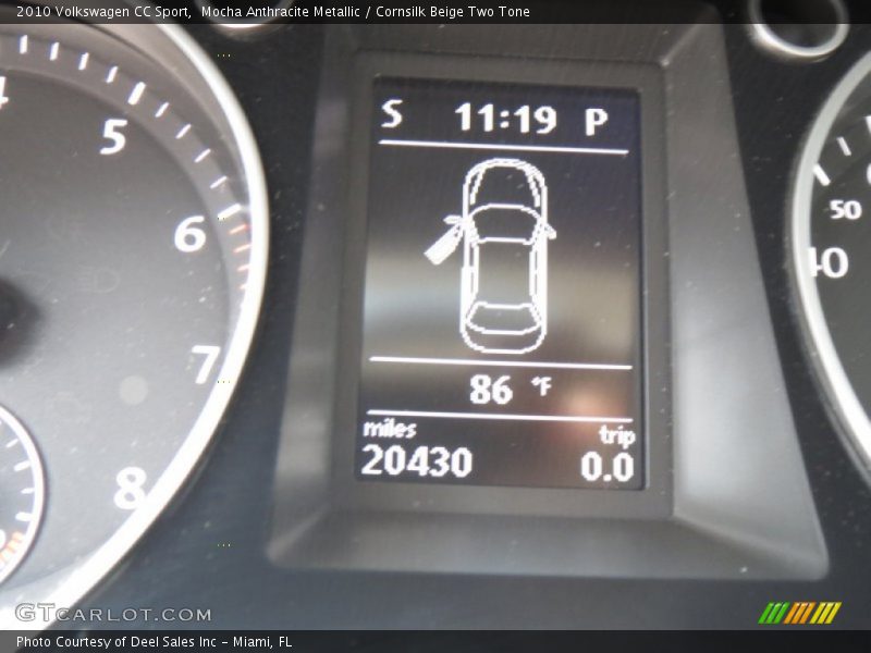 Mocha Anthracite Metallic / Cornsilk Beige Two Tone 2010 Volkswagen CC Sport