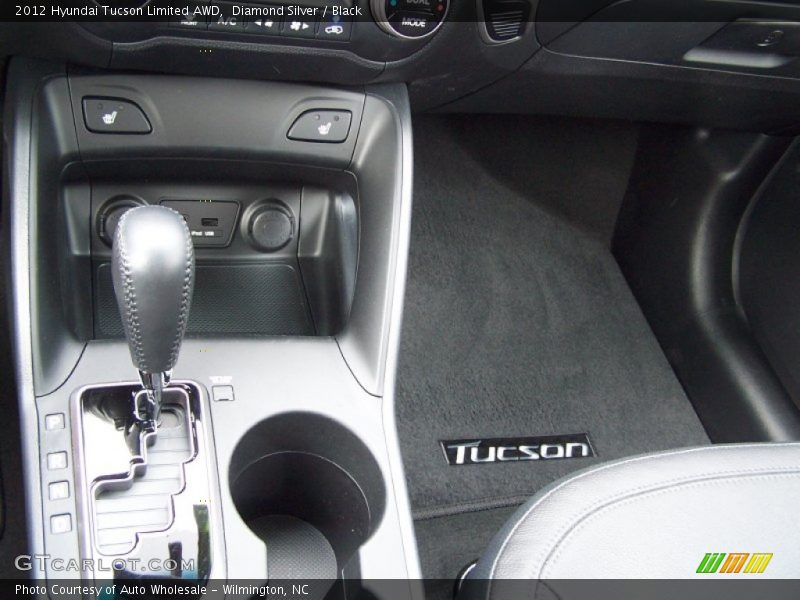 Diamond Silver / Black 2012 Hyundai Tucson Limited AWD