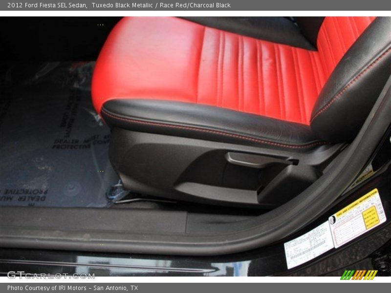 Front Seat of 2012 Fiesta SEL Sedan