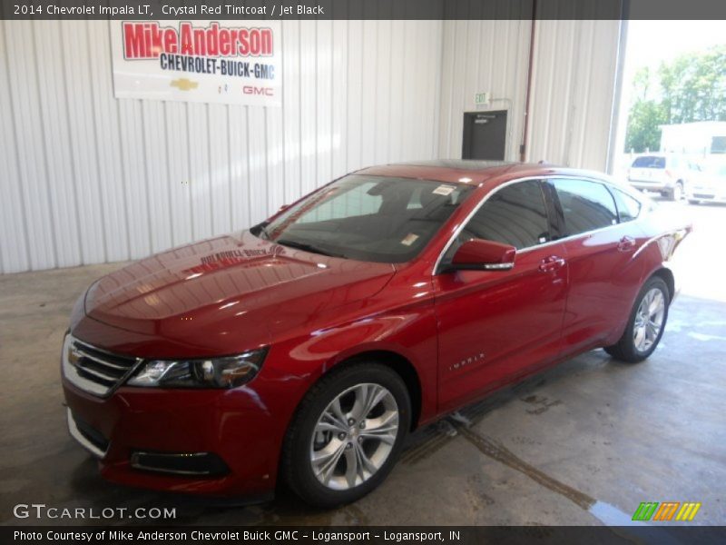 Crystal Red Tintcoat / Jet Black 2014 Chevrolet Impala LT
