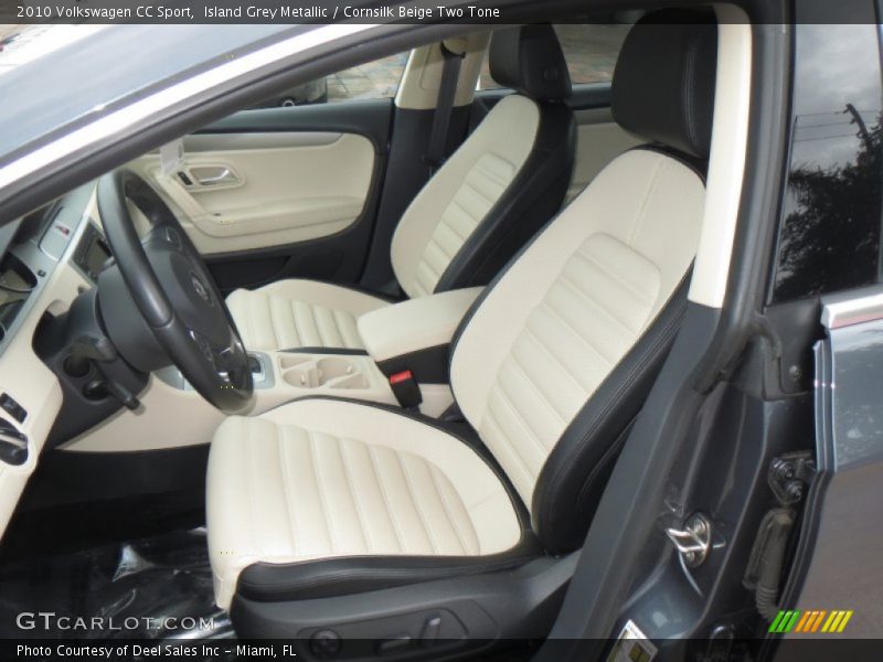 Island Grey Metallic / Cornsilk Beige Two Tone 2010 Volkswagen CC Sport