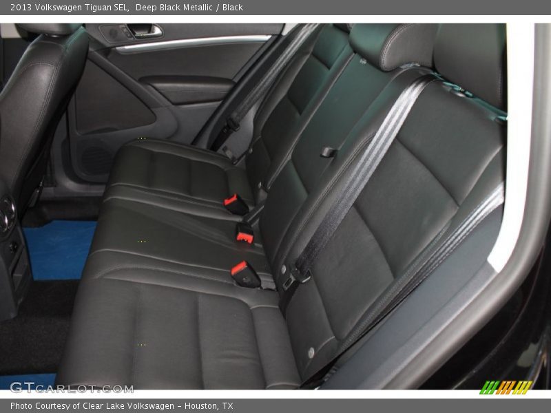 Deep Black Metallic / Black 2013 Volkswagen Tiguan SEL