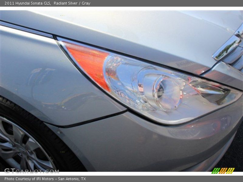 Radiant Silver / Gray 2011 Hyundai Sonata GLS