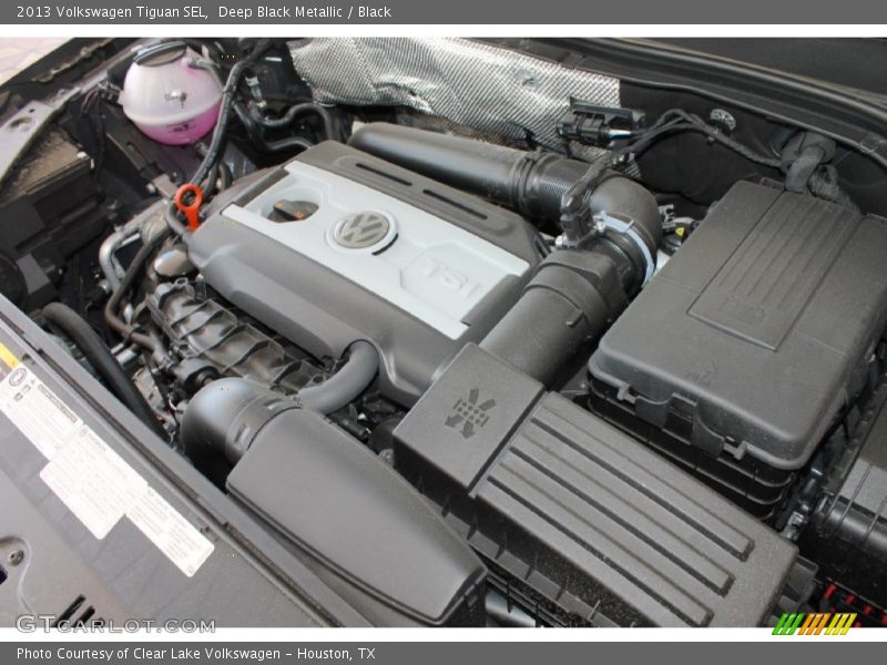 Deep Black Metallic / Black 2013 Volkswagen Tiguan SEL