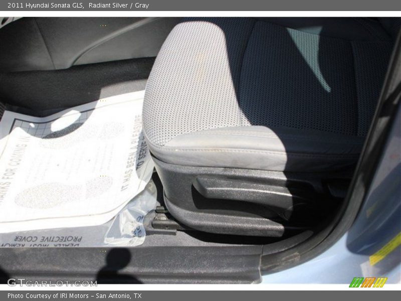 Radiant Silver / Gray 2011 Hyundai Sonata GLS