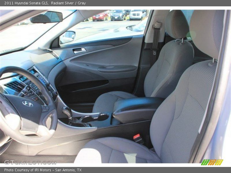 Radiant Silver / Gray 2011 Hyundai Sonata GLS