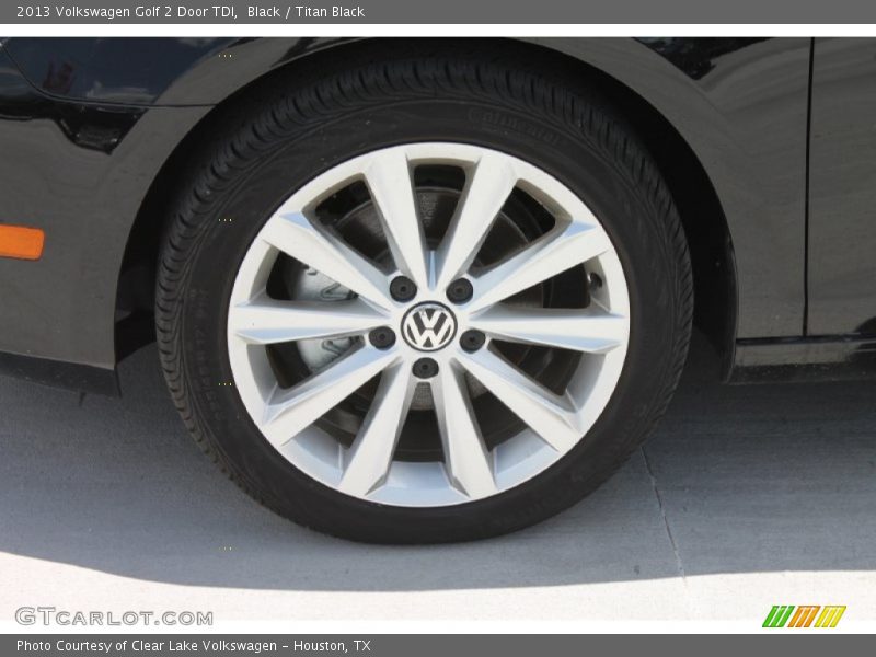 Black / Titan Black 2013 Volkswagen Golf 2 Door TDI