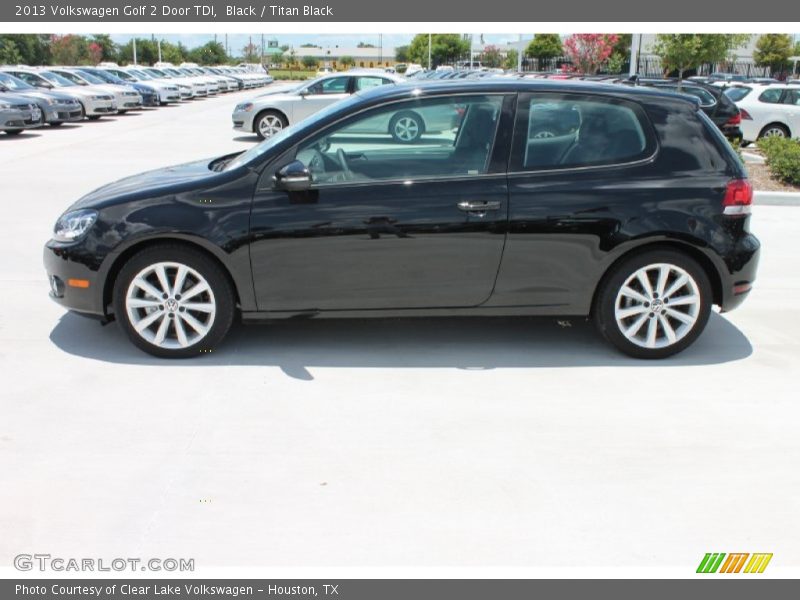 Black / Titan Black 2013 Volkswagen Golf 2 Door TDI