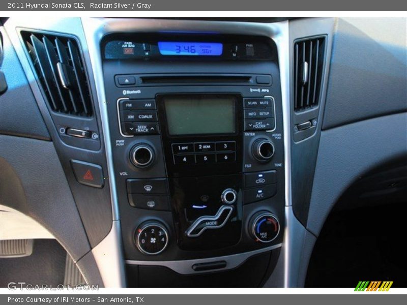 Radiant Silver / Gray 2011 Hyundai Sonata GLS